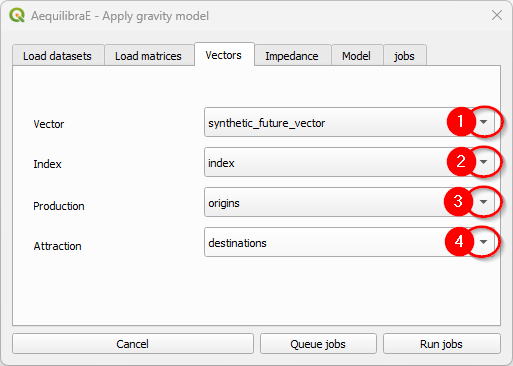 Apply gravity - Select vector