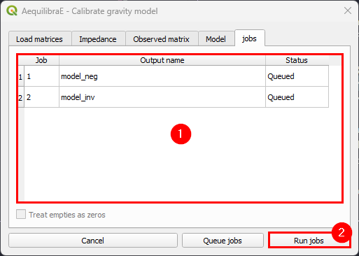 Run calibrate gravity jobs
