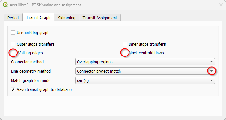 skimming graph config