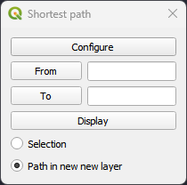 Shortest path settings
