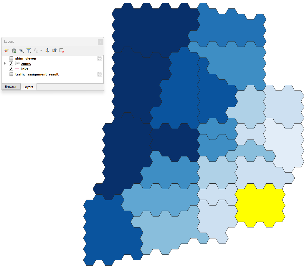 Skim viewer with joins second zone