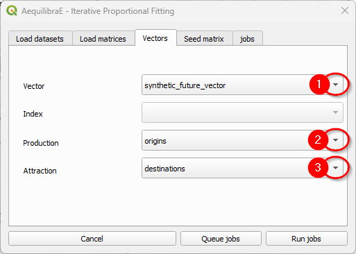 IPF - Select vector