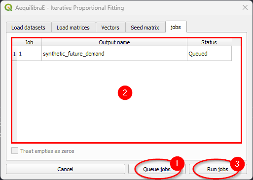 IPF - Queue jobs