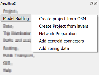 tab model building menu