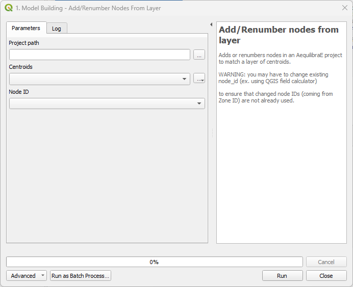 Processing provider update nodes from centroids