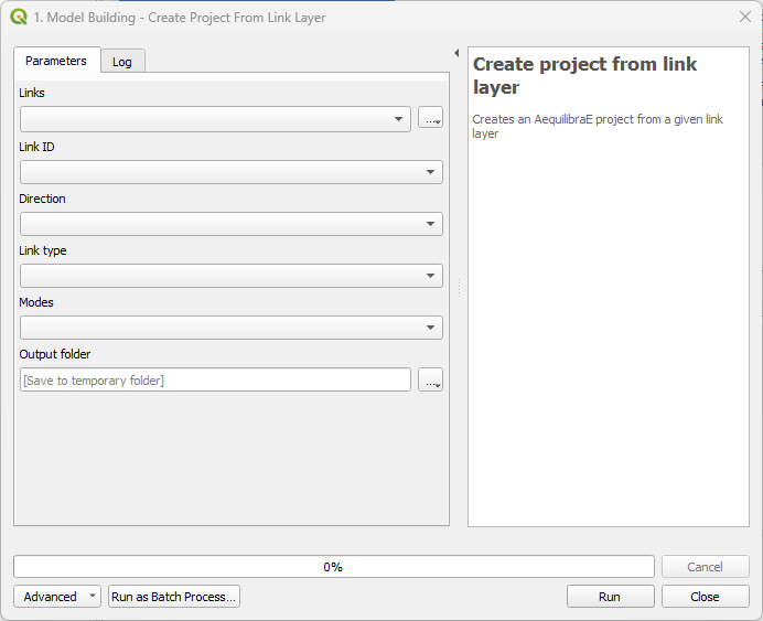 Processing provider create project from link layer