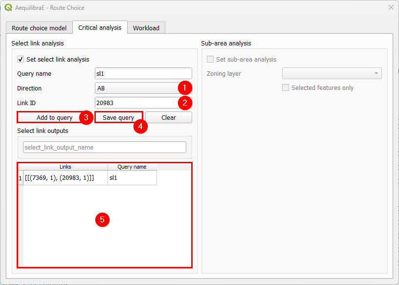Basic route choice - SLA query 1 part 2