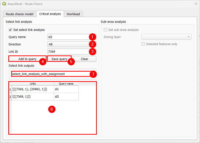 Basic route choice - SLA query 2