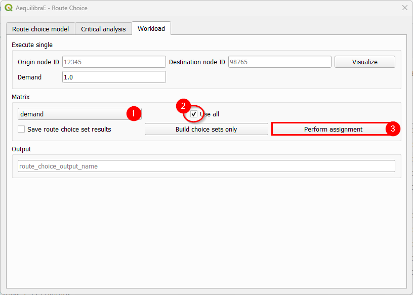 Basic route choice - SLA configs