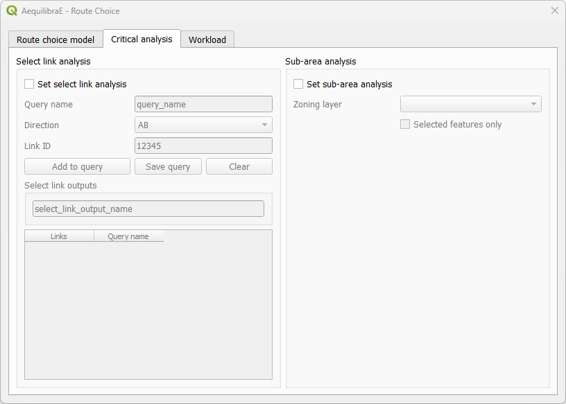 Critical analysis tab