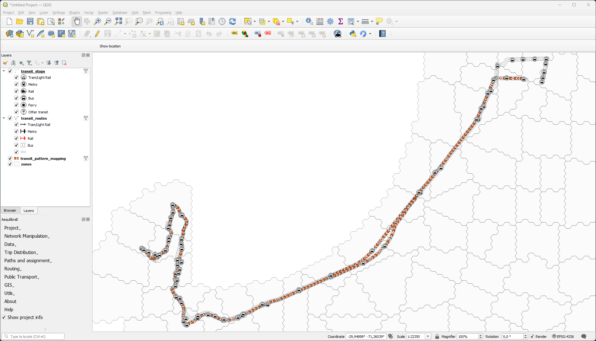 gtfs display layers