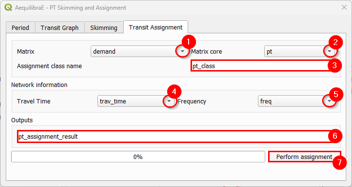 transit assignment